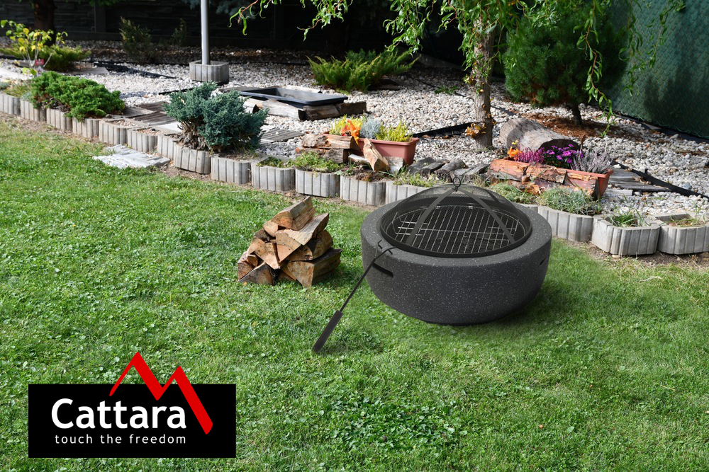 Ohniště LA PALMA šedé MgO CT13013