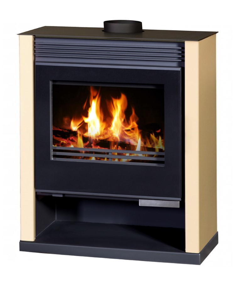 Krbová kamna VICTORIA Rubin Lux, slonová kost HO7144