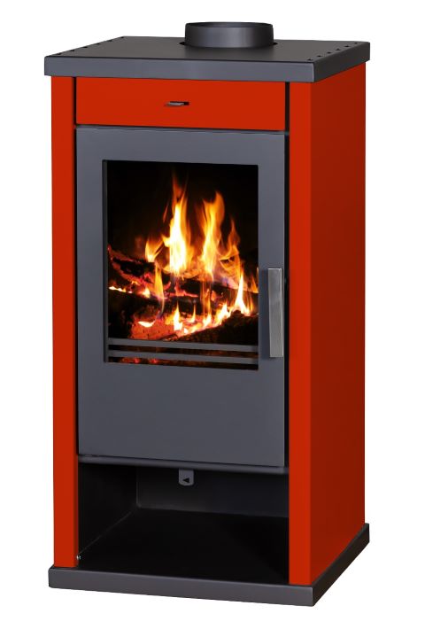 Krbová kamna VICTORIA Vanessa Lux, červená HO7157