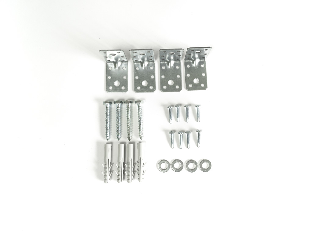 Kotevní sada do betonu pro skleníky s jeklovou konstrukcí ZJHA1