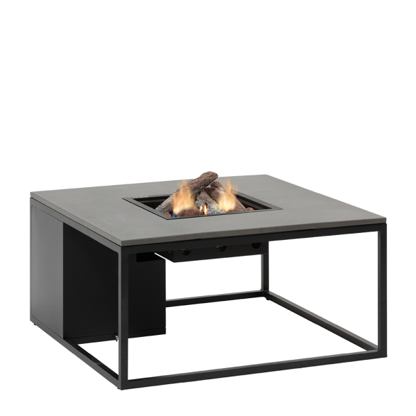 Stůl s plynovým ohništěm COSI Cosiloft 100 černý rám / šedá deska HM5957850
