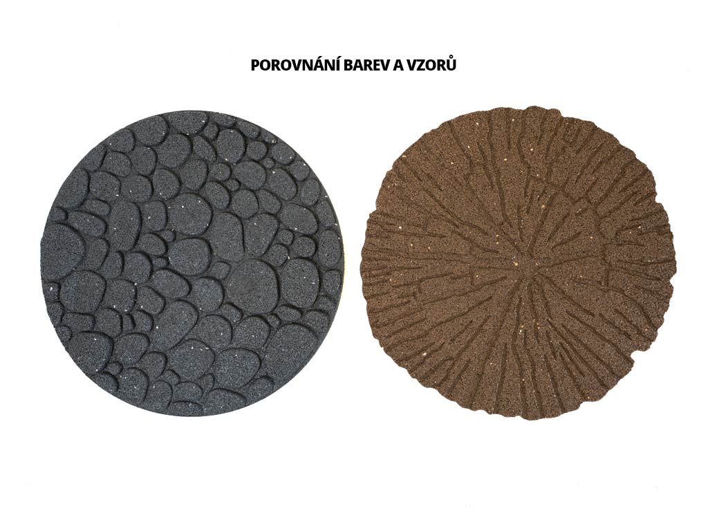 Multy home Zahradní nášlap CRACKED LOG antracit, gumový MHEU5000075, 1 ks 4016.99.00 (obrázek 8)