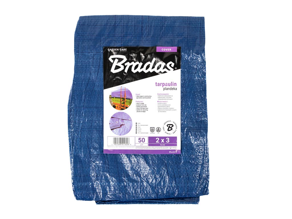 Plachta krycí STANDARD modrá 2 x 3 m, 50 g/m2 BRPLL2/3