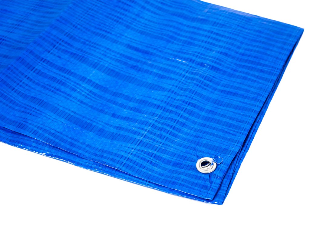 Plachta krycí vyztužená modrá 2 x 3 m, 60 g/m2 BRPL2/3 - Obrázek 3