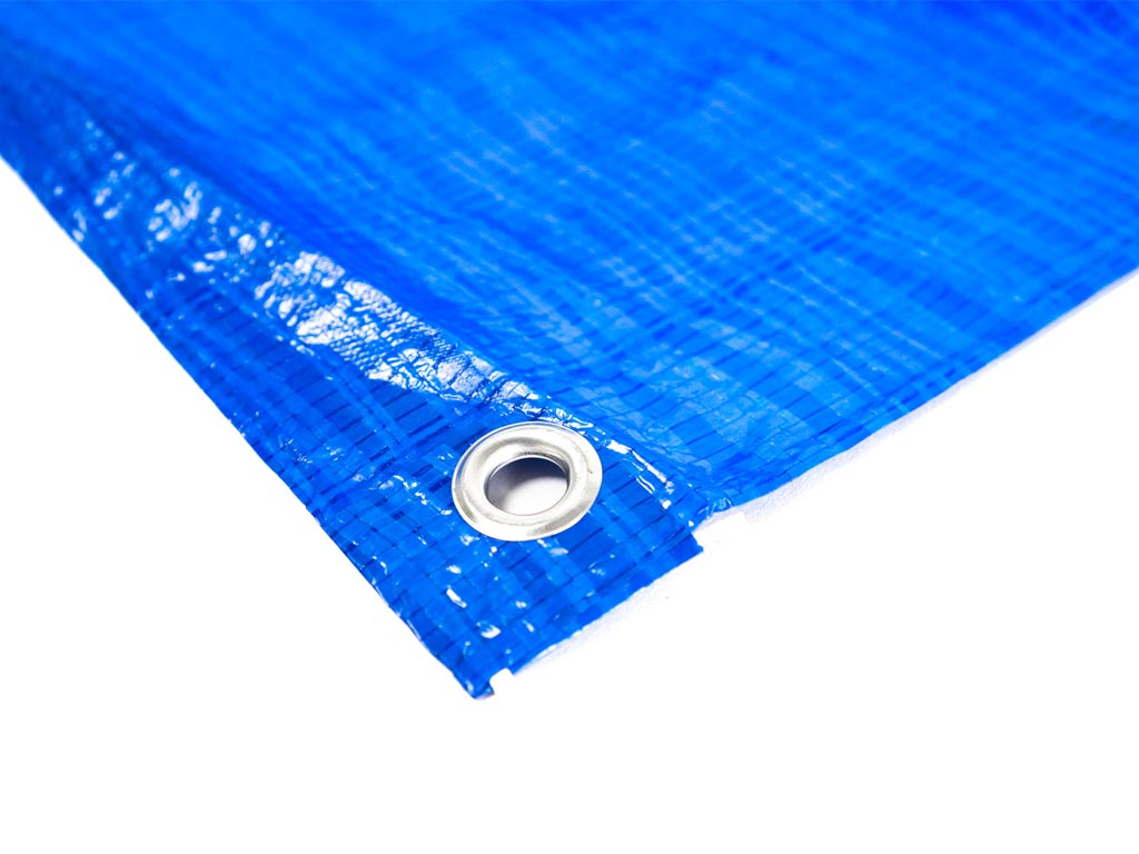 Plachta krycí vyztužená modrá 2 x 3 m, 60 g/m2 BRPL2/3 - Obrázek 4