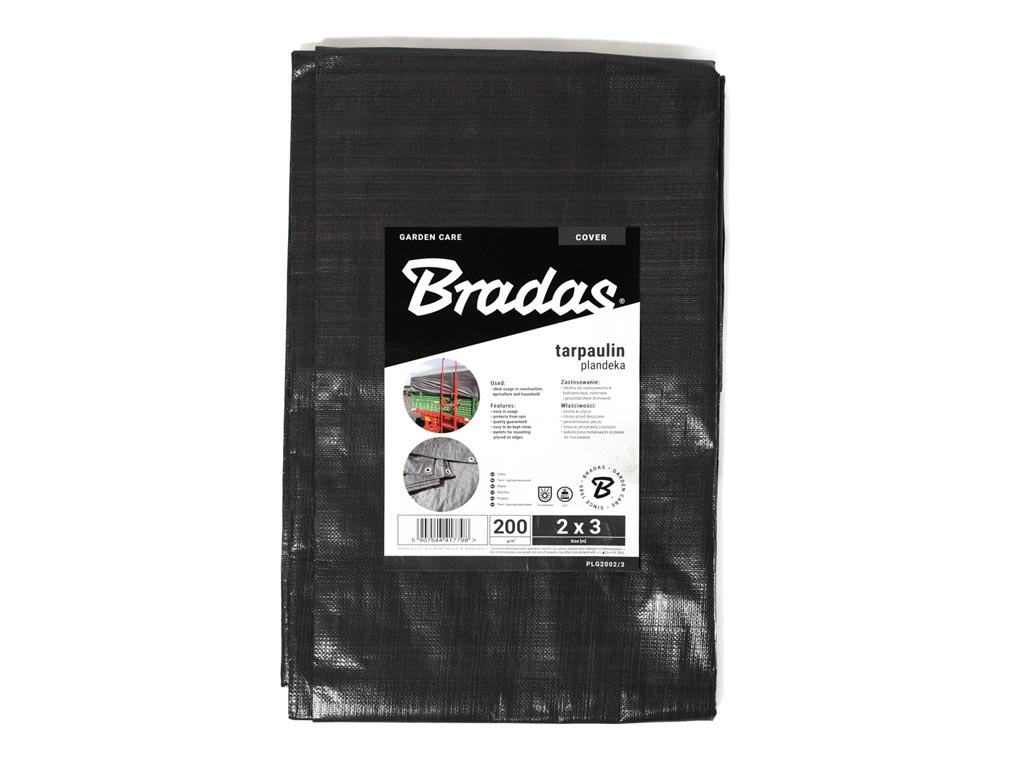 Plachta krycí vyztužená  2 x 3 m, 200 g/m2 BRPLG2002/3