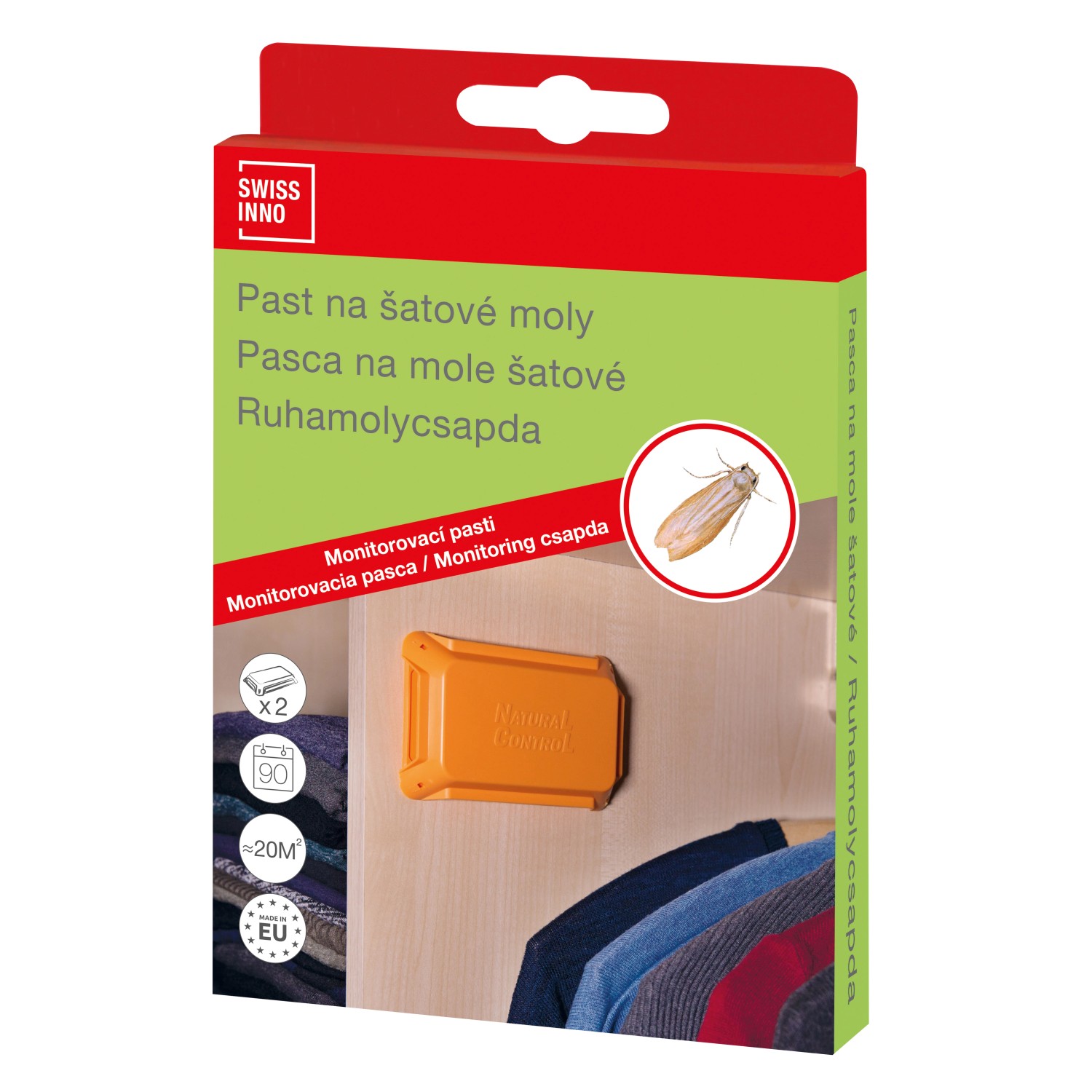 SwissInno past na šatní moly, 2 ks SW1611001
