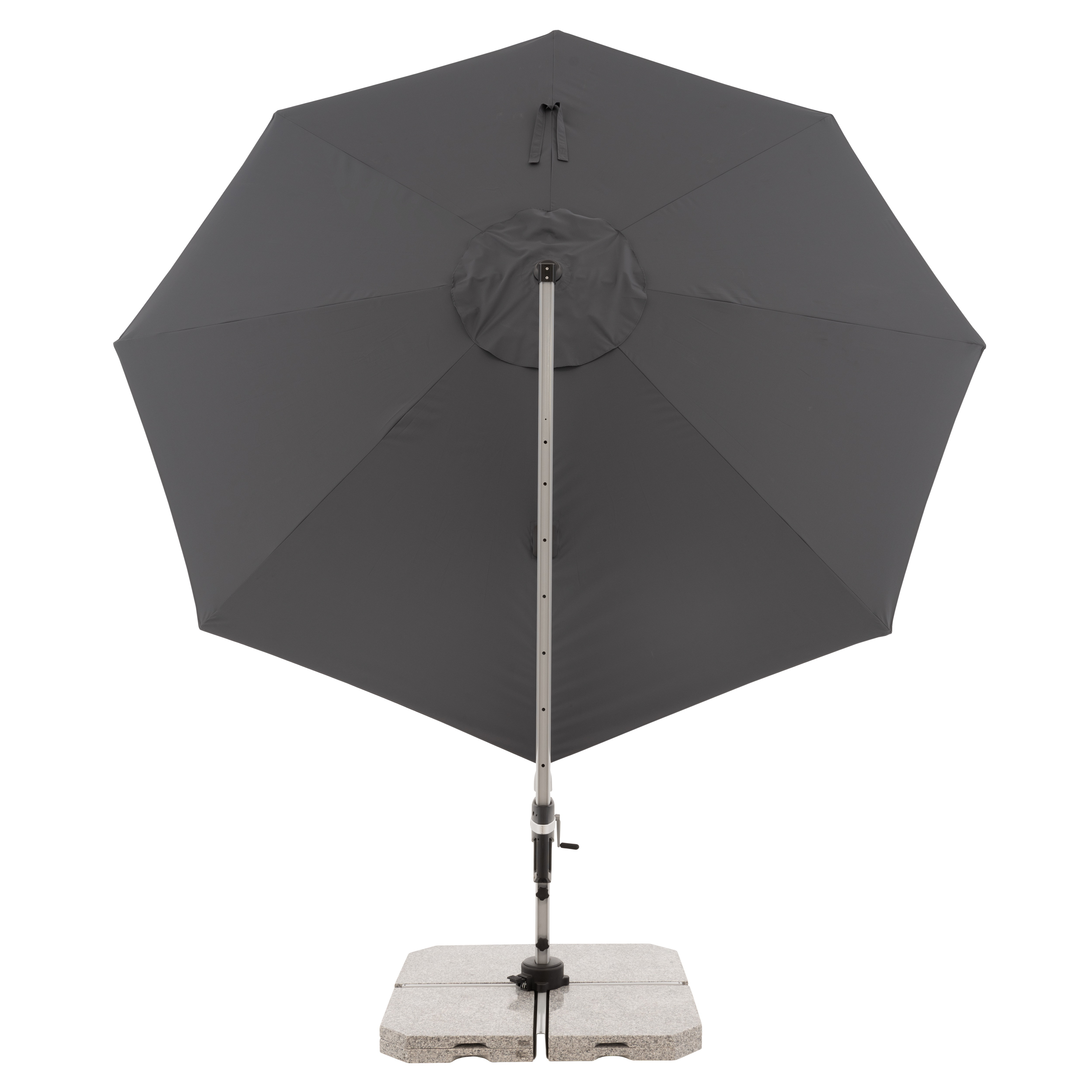 Výkyvný zahradní slunečník s boční tyčí Doppler ACTIVE 370 cm, antracit DP446251840 (obrázek 6)