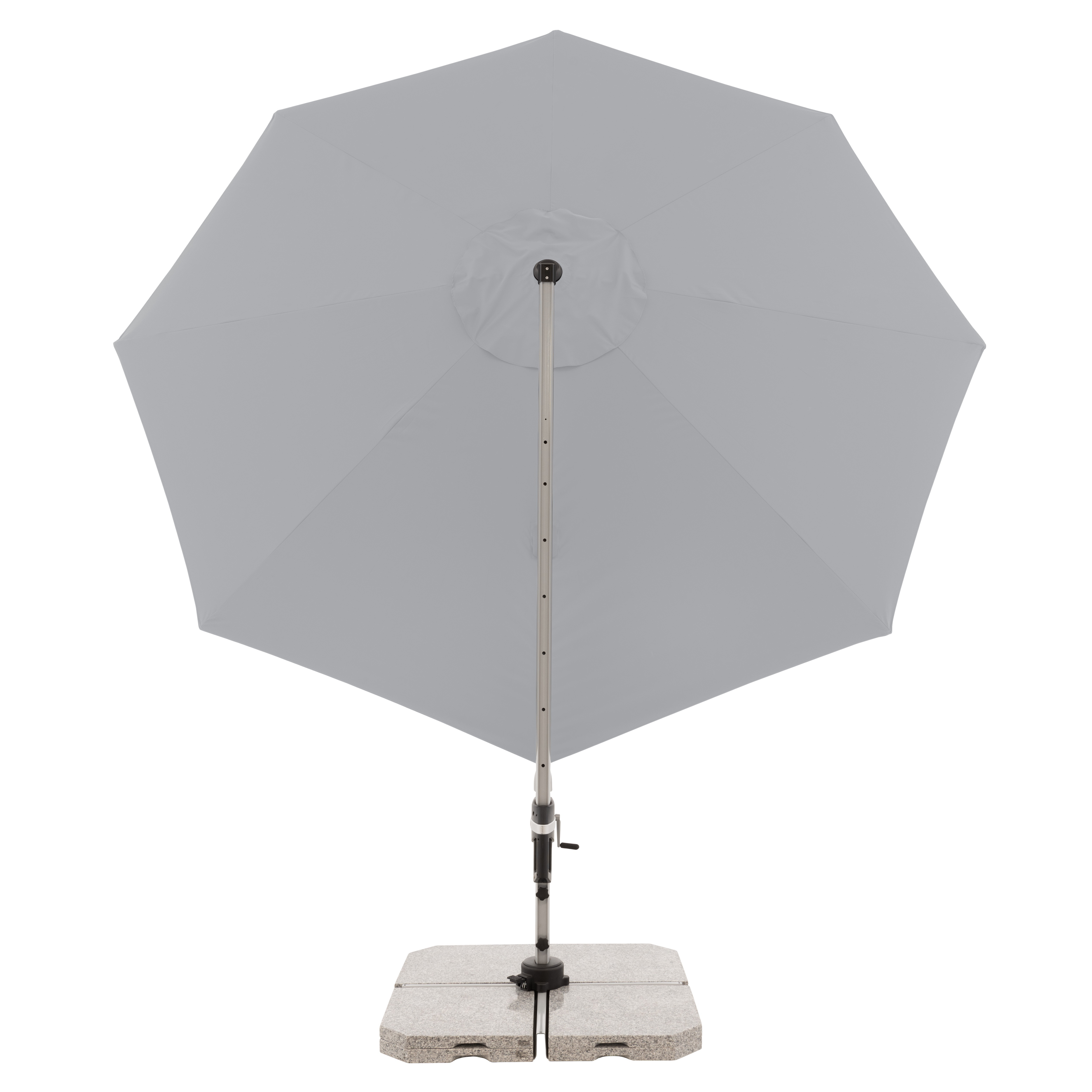 Výkyvný zahradní slunečník s boční tyčí Doppler ACTIVE 370 cm, světle šedá DP446251827 (obrázek 5)