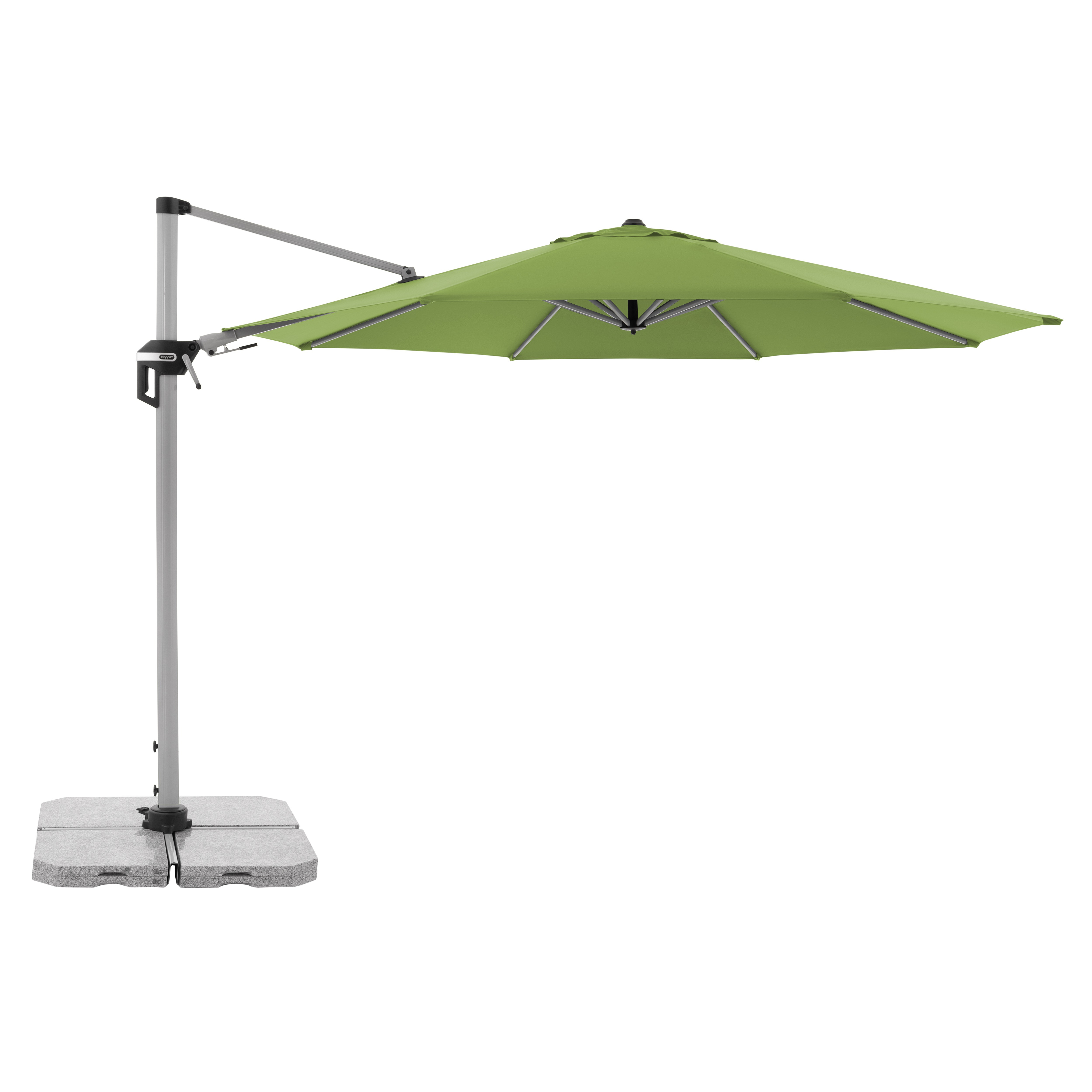 Výkyvný zahradní slunečník s boční tyčí Doppler ACTIVE 370 cm, zelená DP446251836 (obrázek 11)