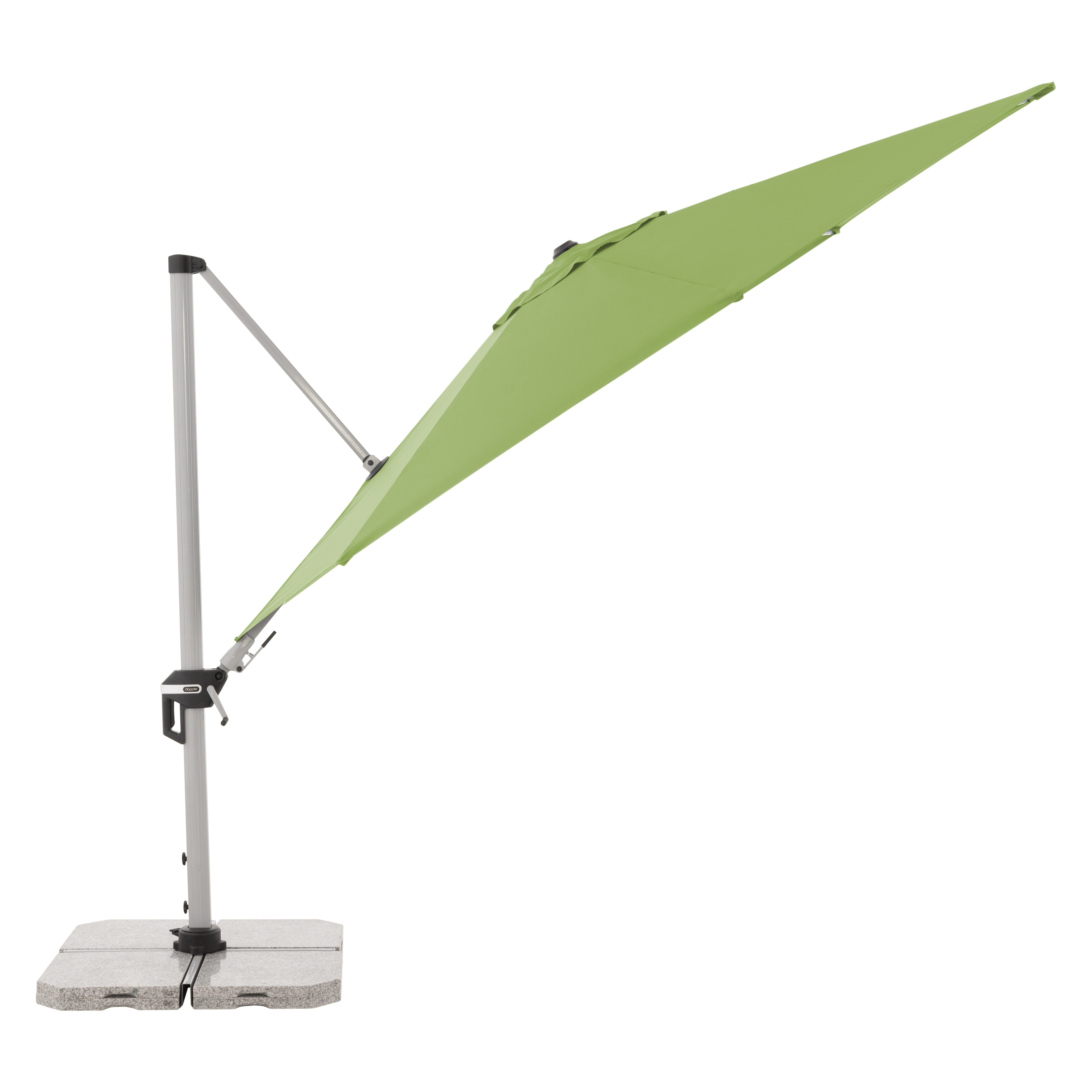 Výkyvný zahradní slunečník s boční tyčí Doppler ACTIVE 370 cm, zelená DP446251836 (obrázek 3)