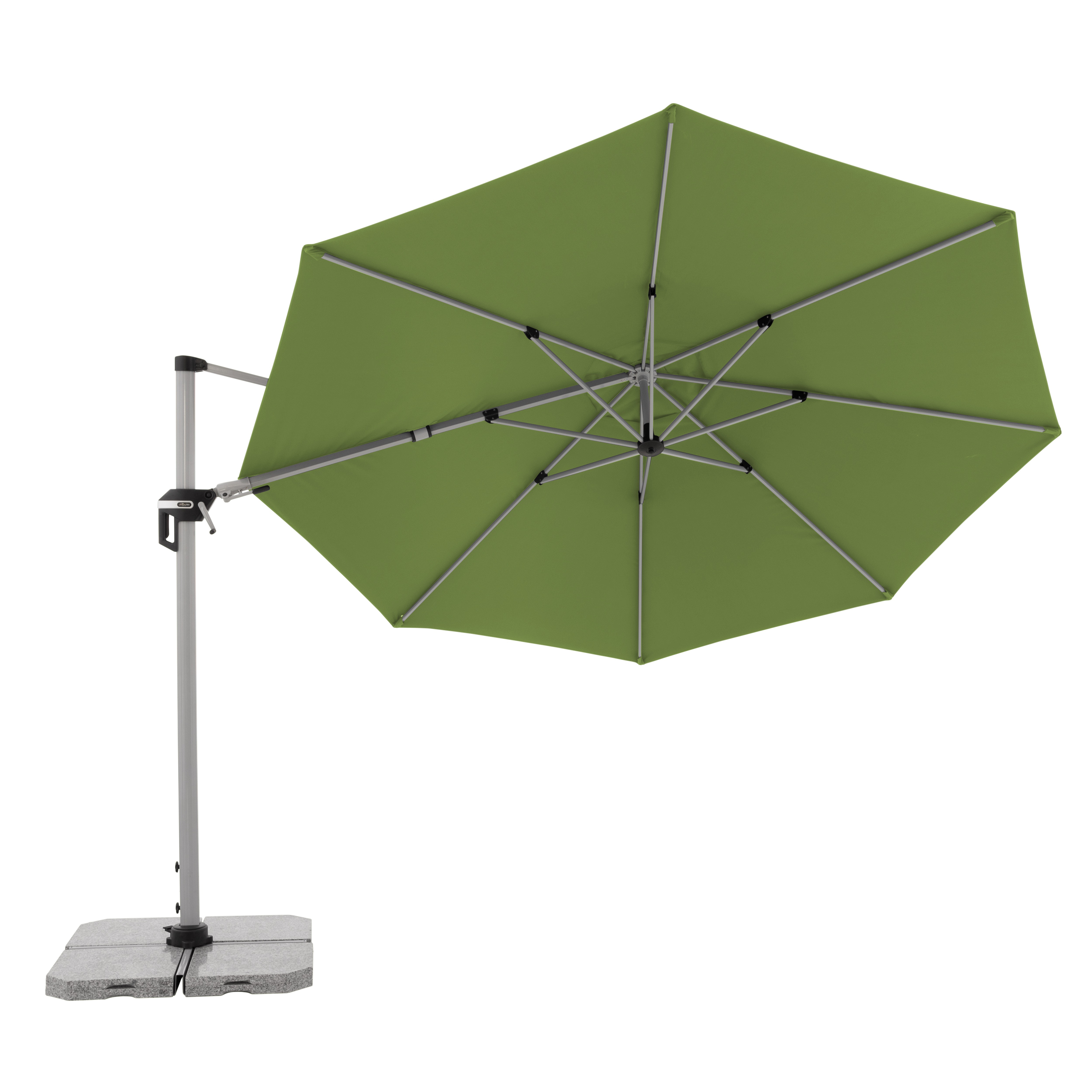 Výkyvný zahradní slunečník s boční tyčí Doppler ACTIVE 370 cm, zelená DP446251836 (obrázek 8)
