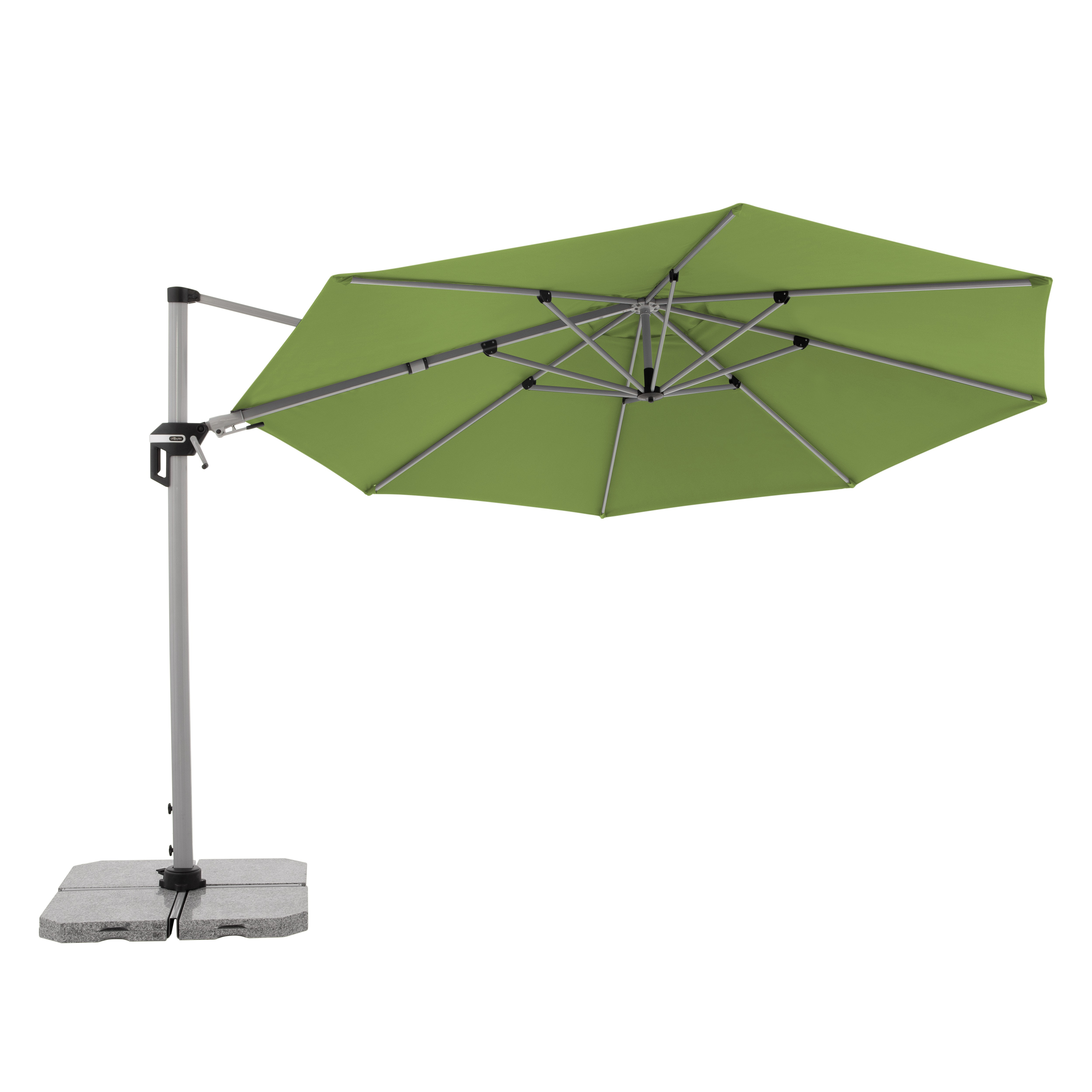 Výkyvný zahradní slunečník s boční tyčí Doppler ACTIVE 370 cm, zelená DP446251836 (obrázek 9)