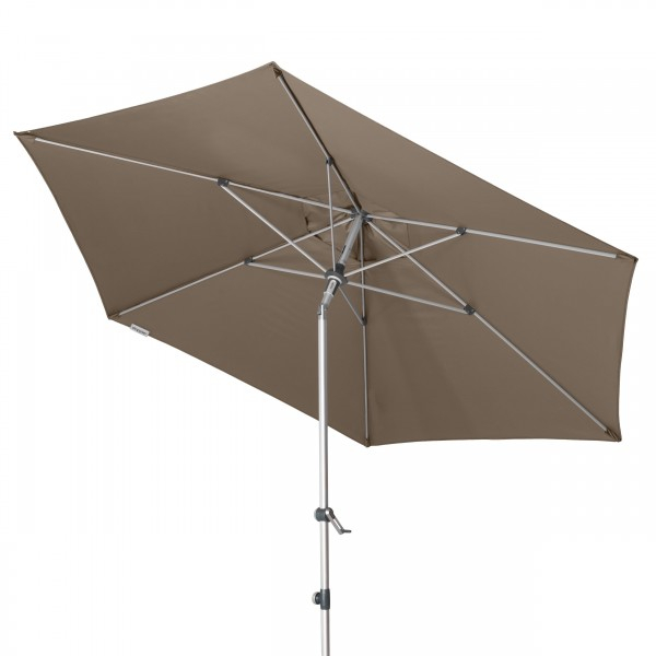 Slunečník s automatickým naklápěním klikou Doppler EXPERT 320 cm, hnědá DP434441846