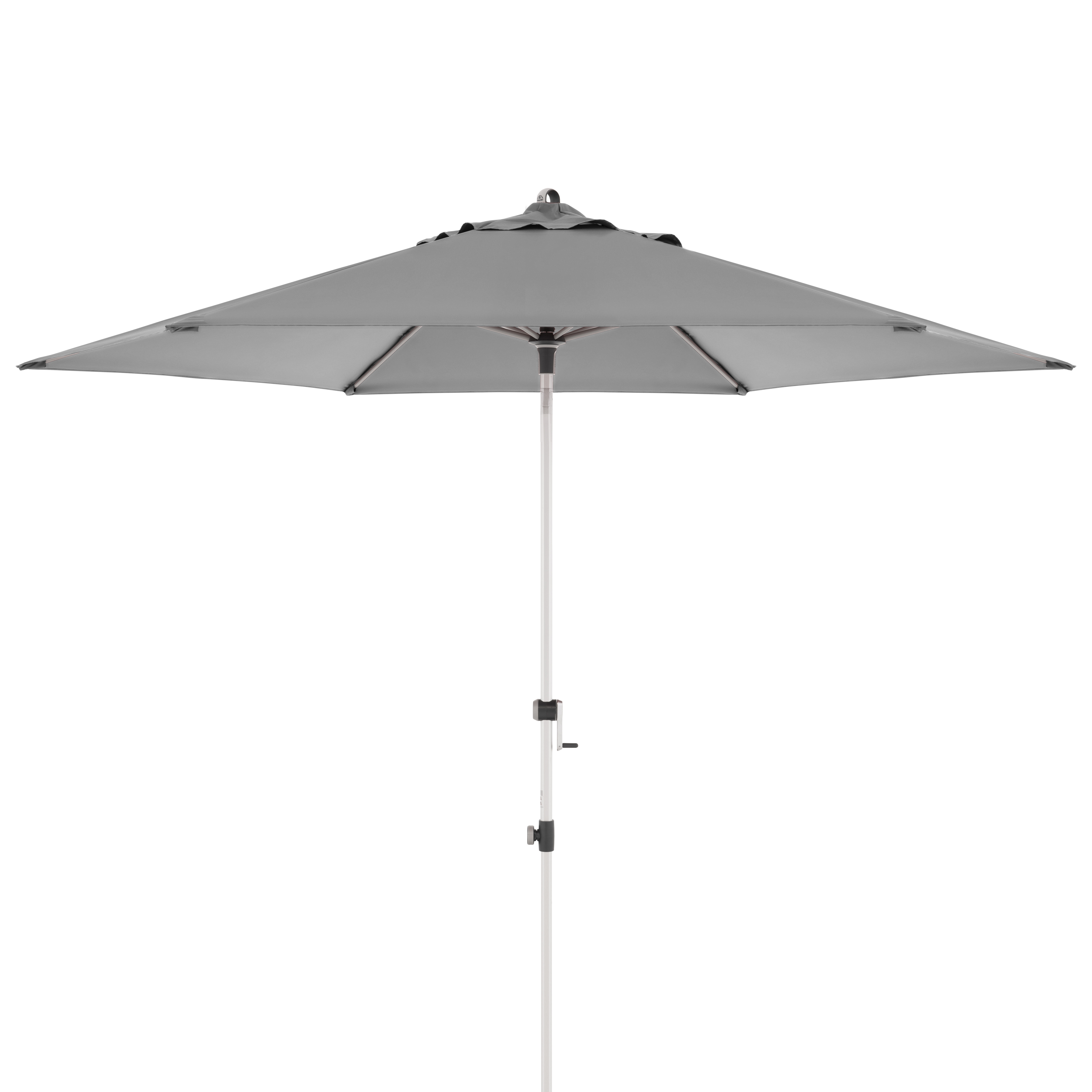 Slunečník s automatickým naklápěním klikou Doppler EXPERT 320 cm, světle šedá DP434441827