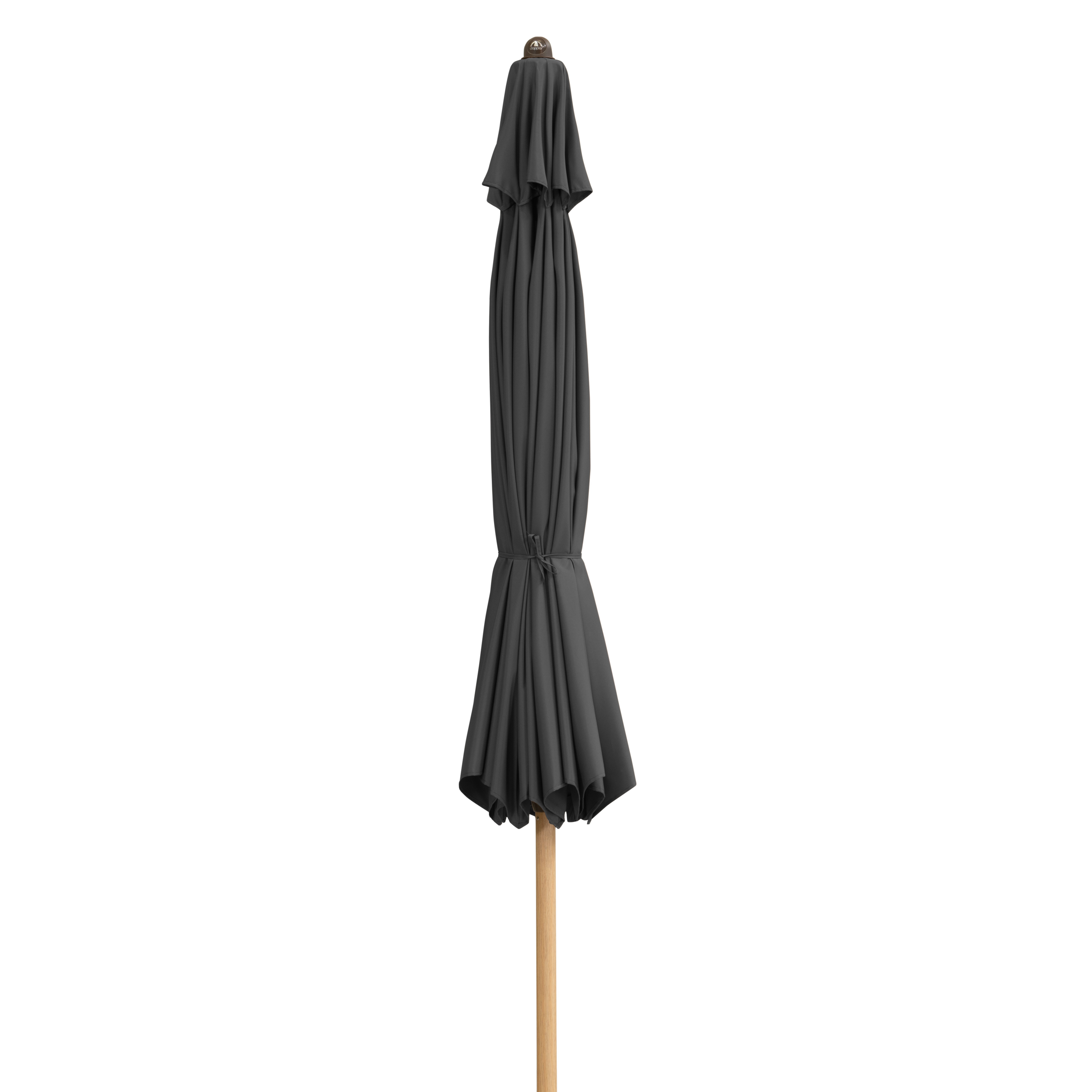 Slunečník s klikou s ULTRA UV ochranou Doppler ALU WOOD 3,5 m, antracit DP438316840 (obrázek 3)