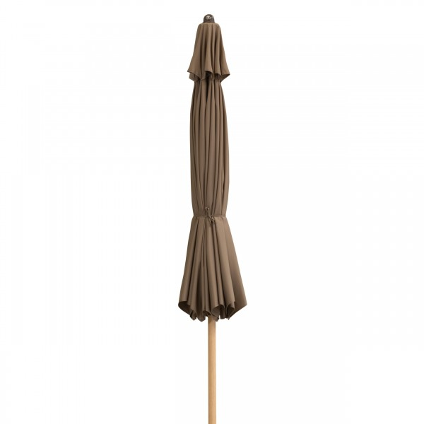 Slunečník s klikou s ULTRA UV ochranou Doppler ALU WOOD 3,5 m, hnědá DP438316846 (obrázek 3)