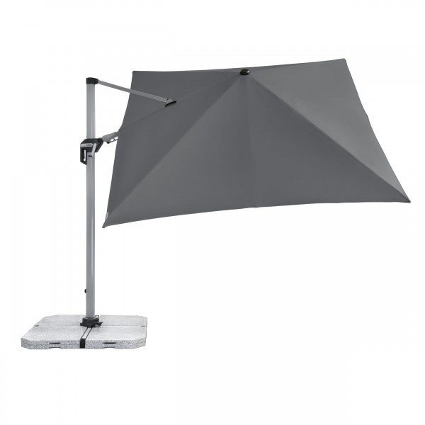 Výkyvný zahradní slunečník s boční tyčí Doppler ACTIVE 350 x 260 cm, antracit DP469266840 (obrázek 5)