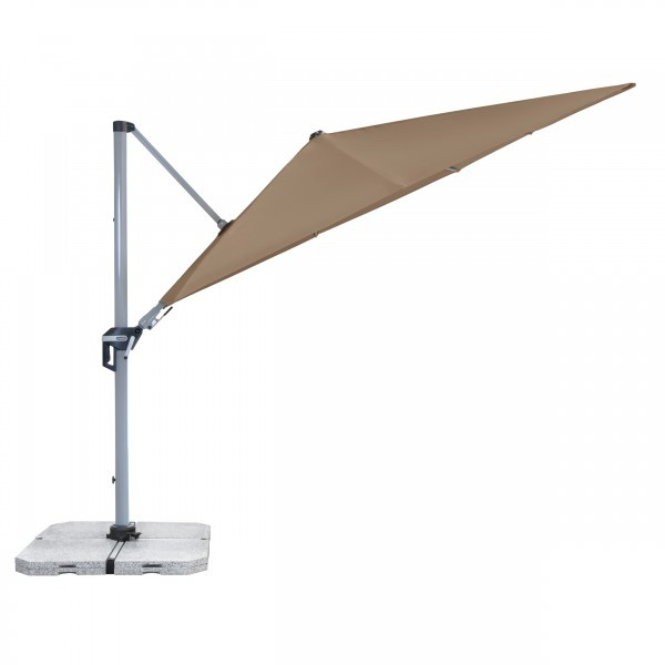 Výkyvný zahradní slunečník s boční tyčí Doppler ACTIVE 350 x 260 cm, hnědá DP469266846 (obrázek 3)