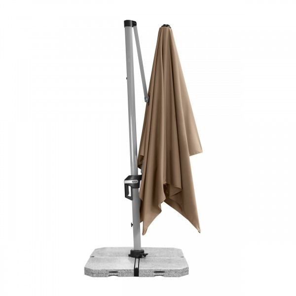 Výkyvný zahradní slunečník s boční tyčí Doppler ACTIVE 350 x 260 cm, hnědá DP469266846 (obrázek 4)
