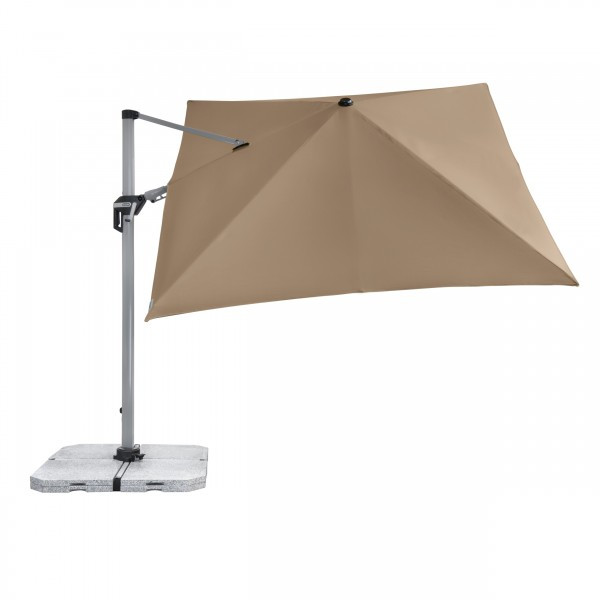 Výkyvný zahradní slunečník s boční tyčí Doppler ACTIVE 350 x 260 cm, hnědá DP469266846 (obrázek 5)
