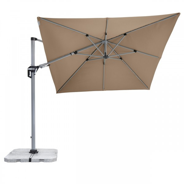 Výkyvný zahradní slunečník s boční tyčí Doppler ACTIVE 350 x 260 cm, hnědá DP469266846 (obrázek 6)