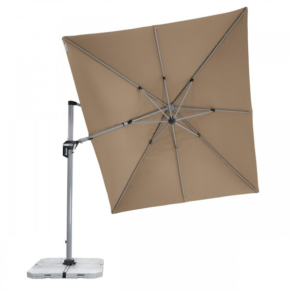 Výkyvný zahradní slunečník s boční tyčí Doppler ACTIVE 350 x 260 cm, hnědá DP469266846 (obrázek 7)