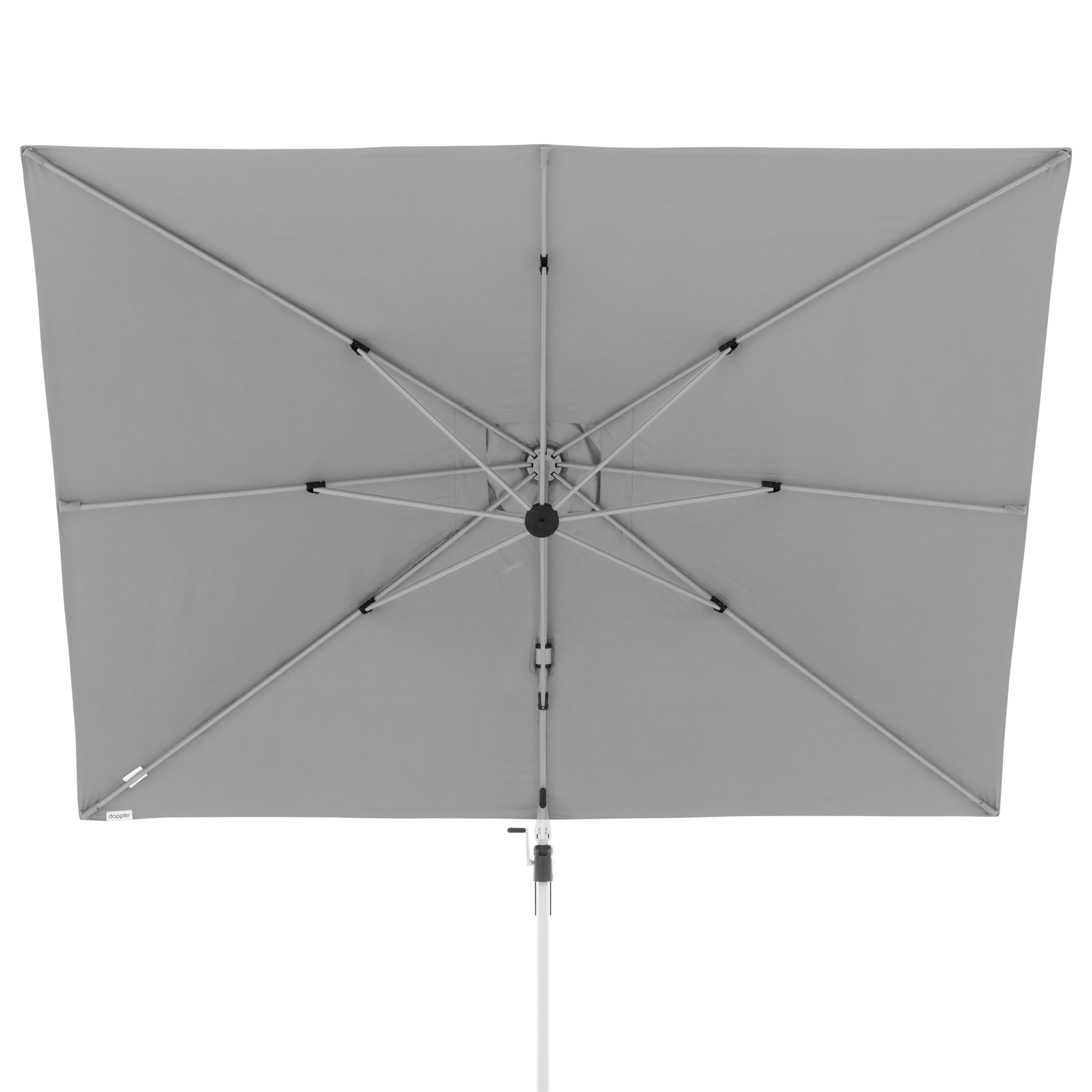 Výkyvný zahradní slunečník s boční tyčí Doppler ACTIVE 350 x 260 cm, světle šedá DP469266827 (obrázek 5)