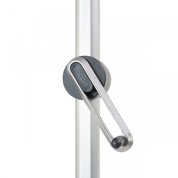 Slunečník s automatickým naklápěním klikou Doppler EXPERT 280 cm, antracit DP428441840 (obrázek 10)
