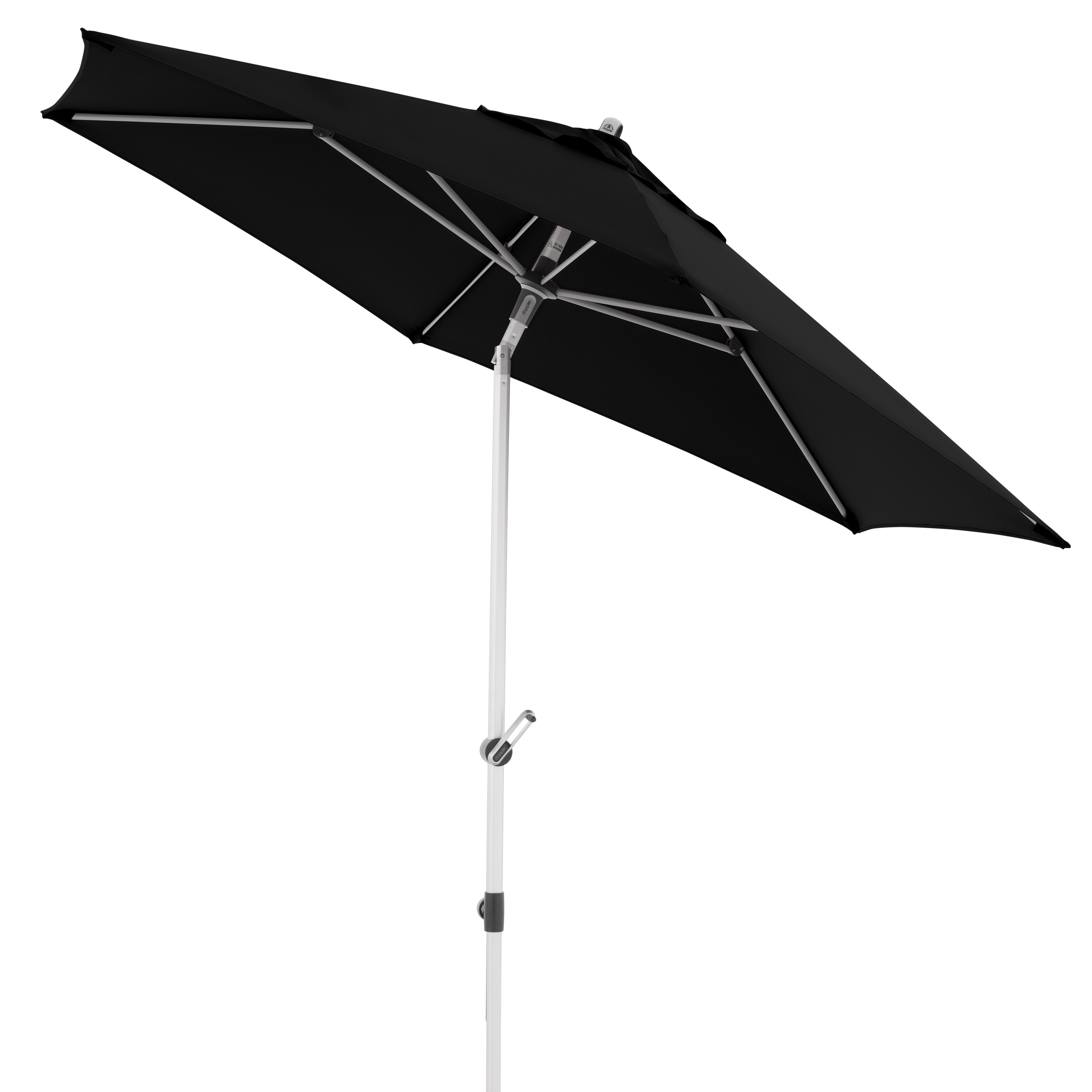 Slunečník Doppler EXPERT 280 cm černý s automatickým naklápěním