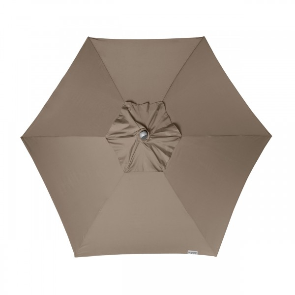 Slunečník s automatickým naklápěním klikou Doppler EXPERT 280 cm, hnědá DP428441846