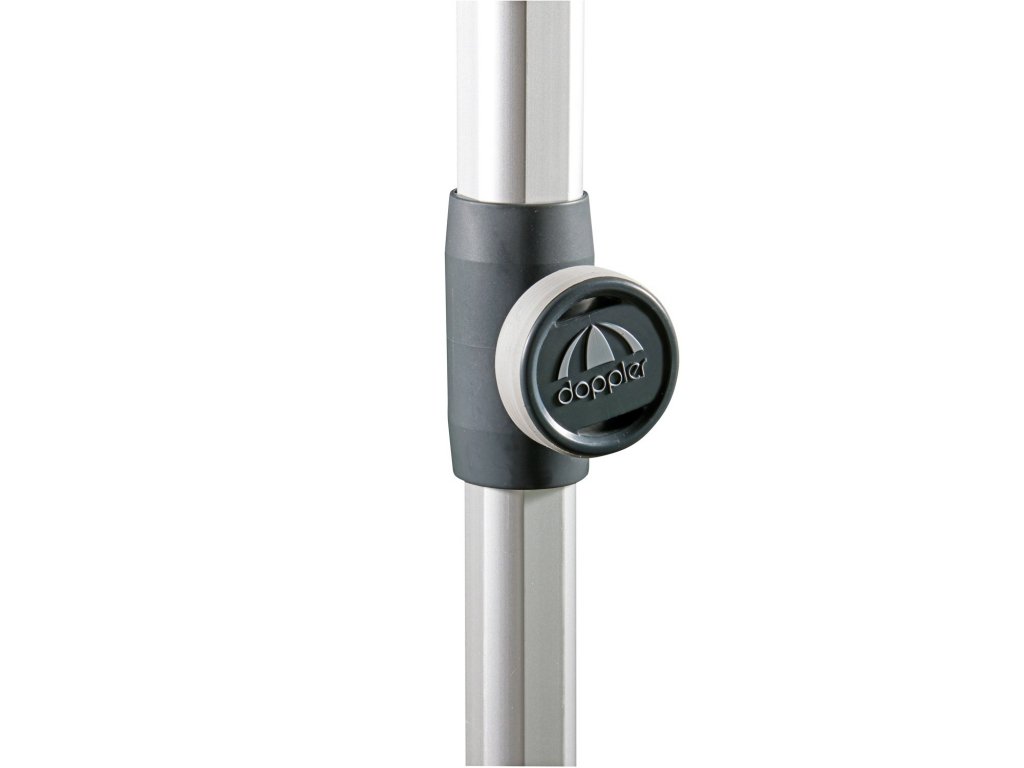 Slunečník s automatickým naklápěním klikou Doppler EXPERT 280 cm, světle šedá DP428441827 (obrázek 8)