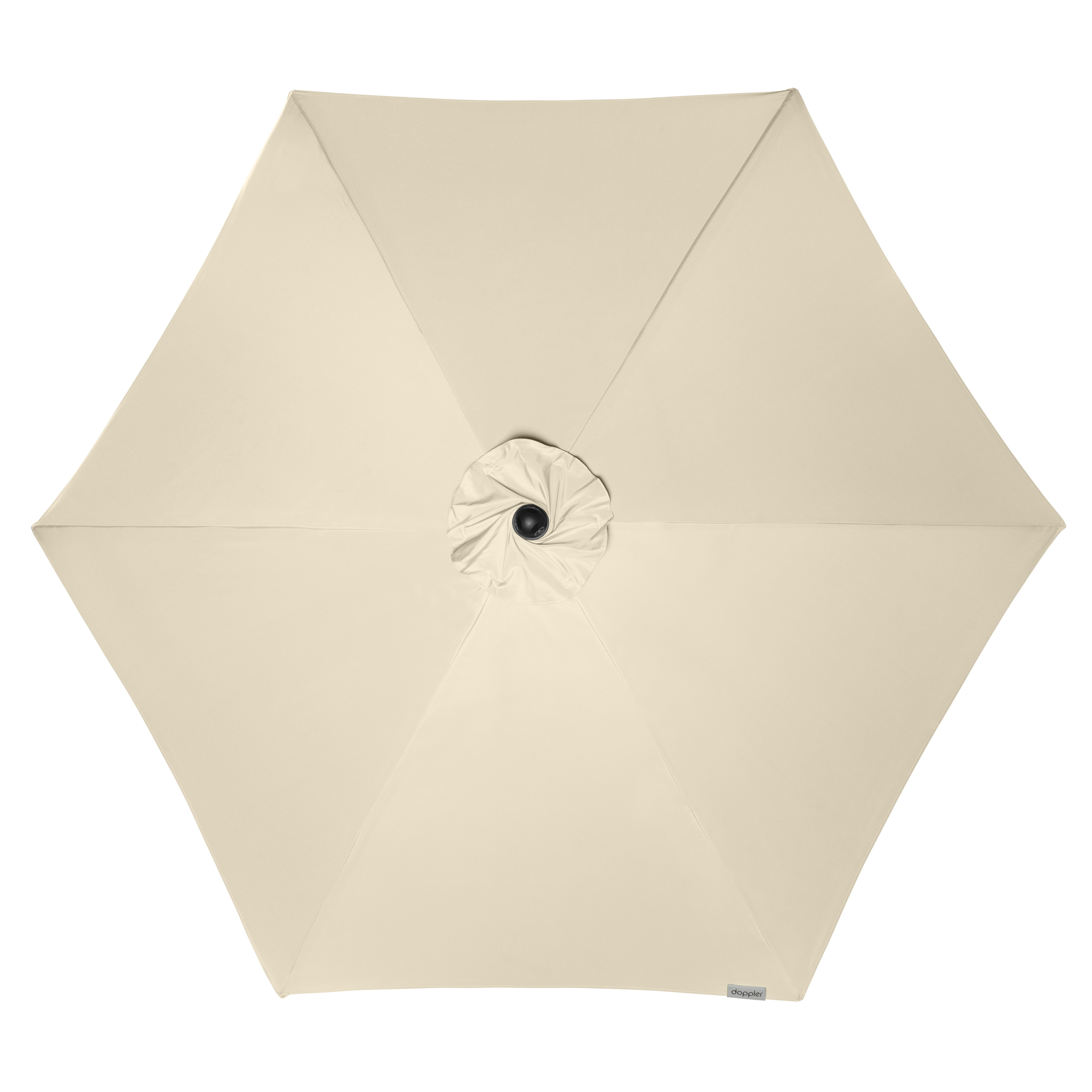 Slunečník s automatickým naklápěním klikou Doppler ACTIVE 210 cm, přírodní DP404460820