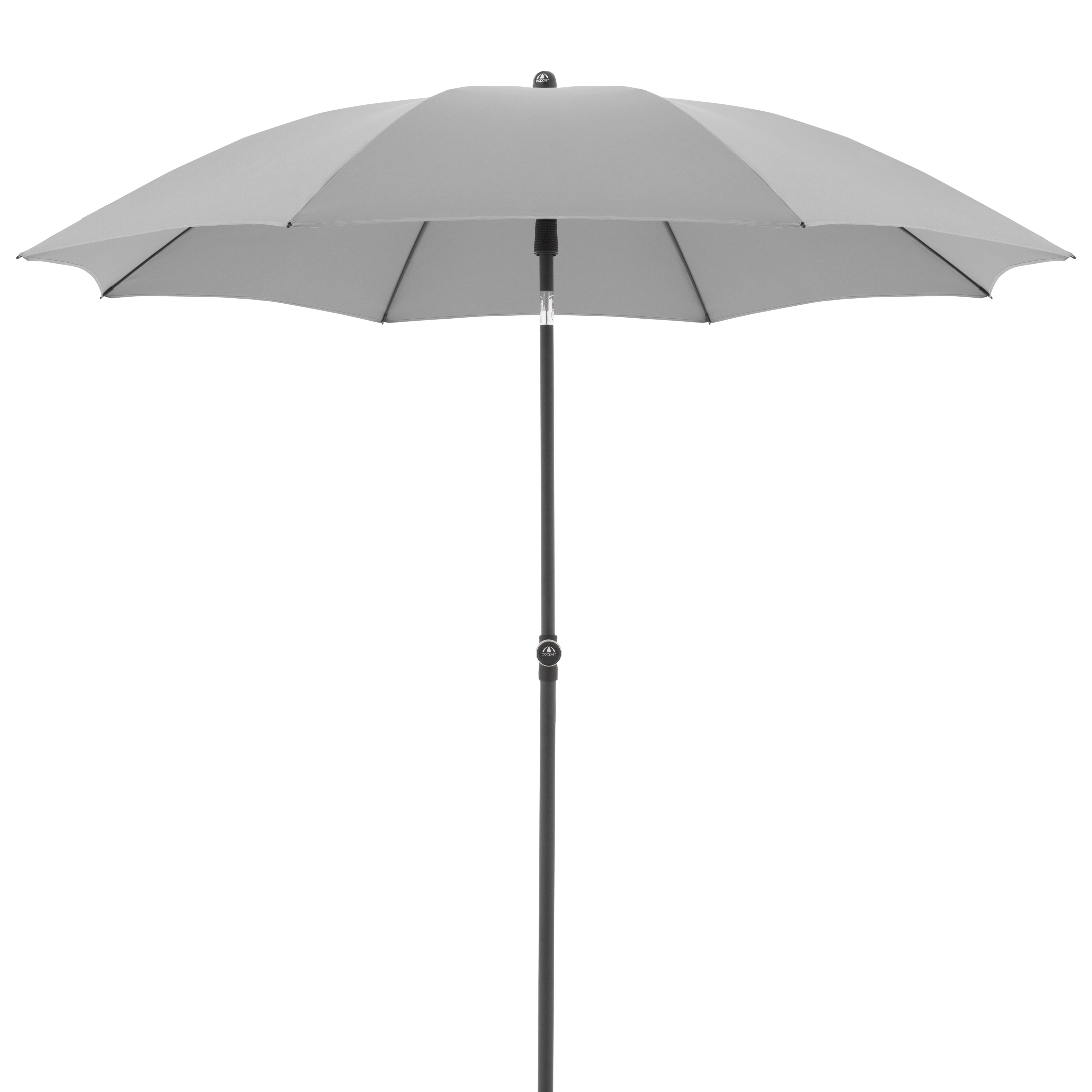Slunečník se středovou nohou Doppler ACTIVE 210 cm, světle šedá DP475586827 (obrázek 3)