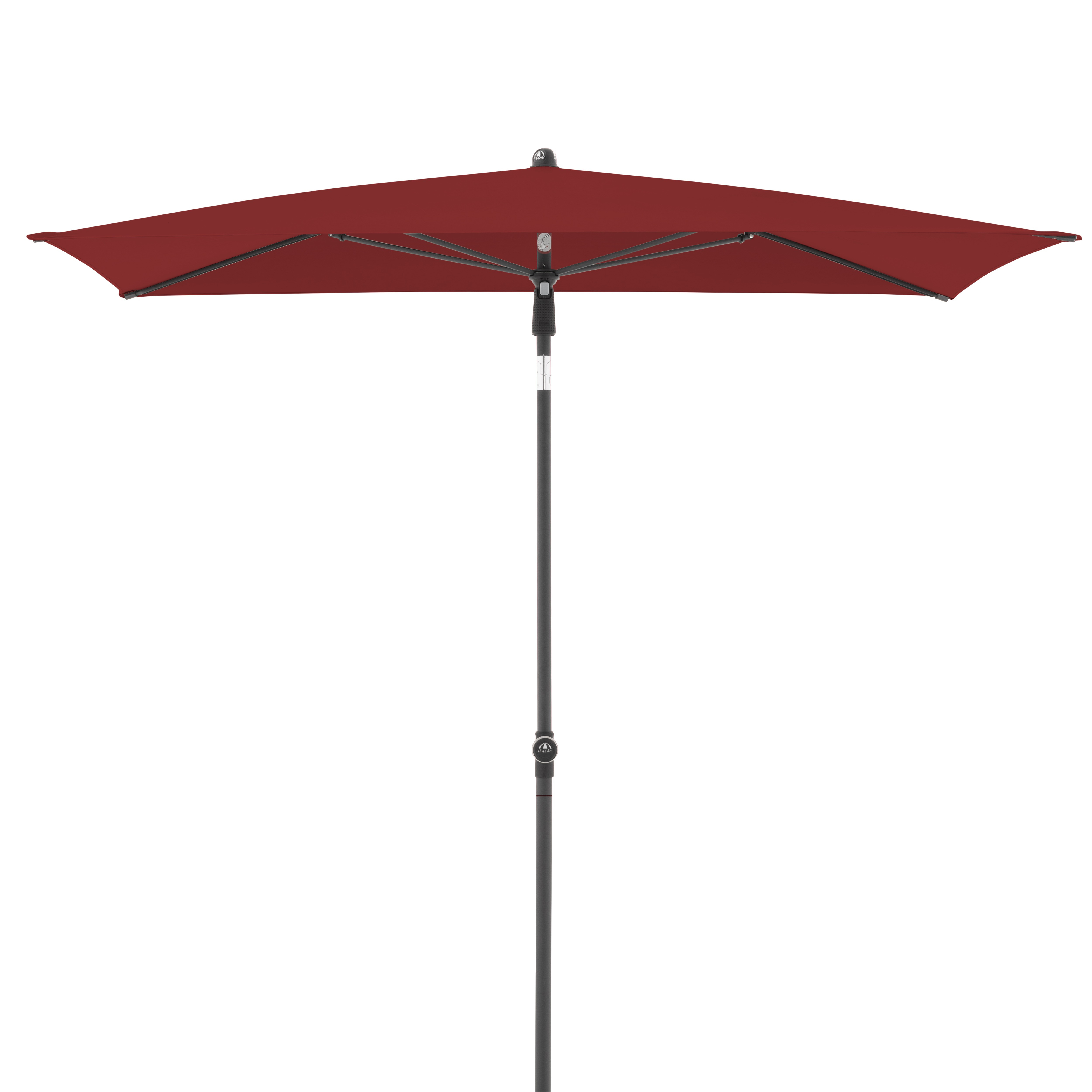 Slunečník Doppler ACTIVE v terakotové barvě s rozměry 200 x 120 cm