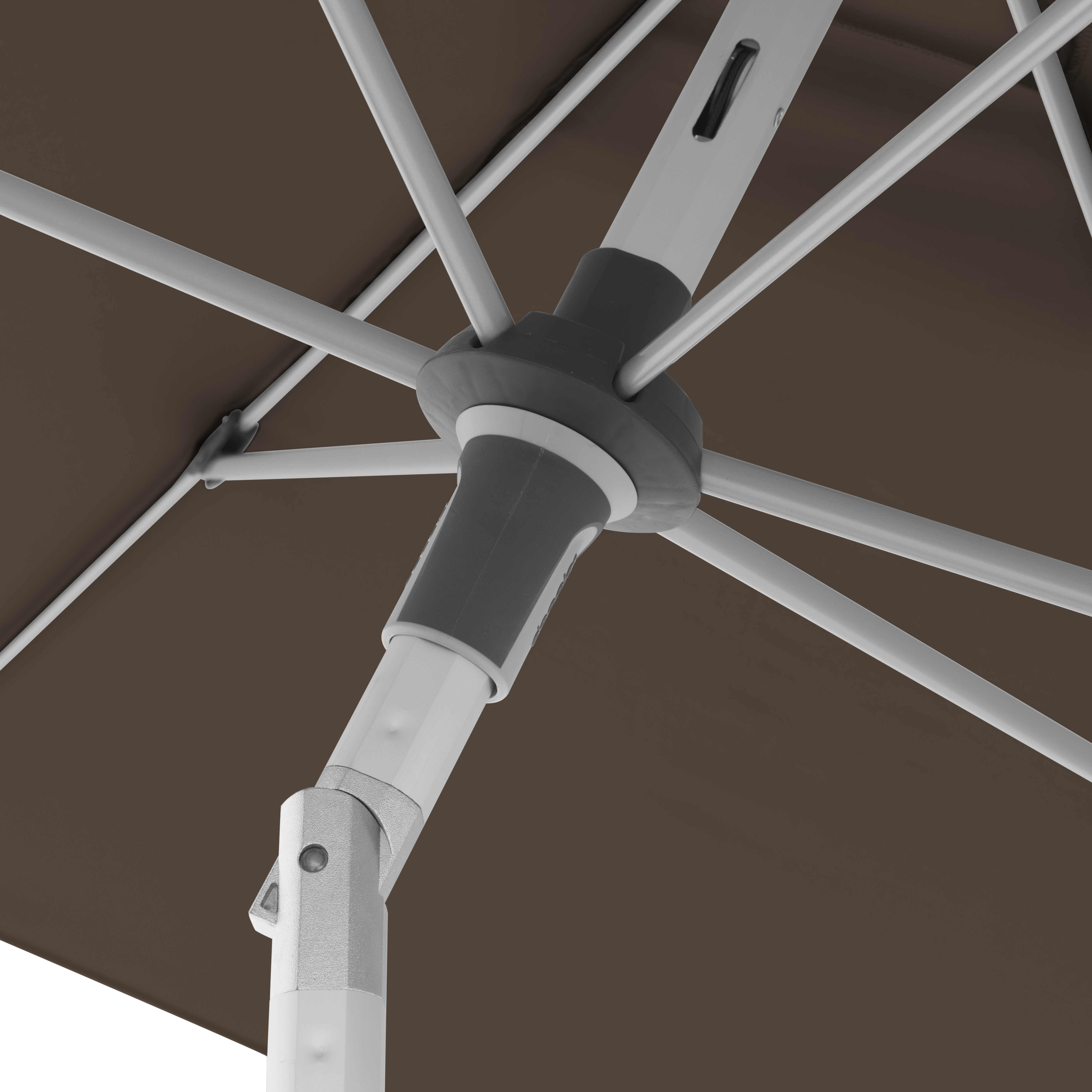 Slunečník s automatickým naklápěním Doppler EXPERT 220 x 140 cm, hnědá DP437441846 (obrázek 9)