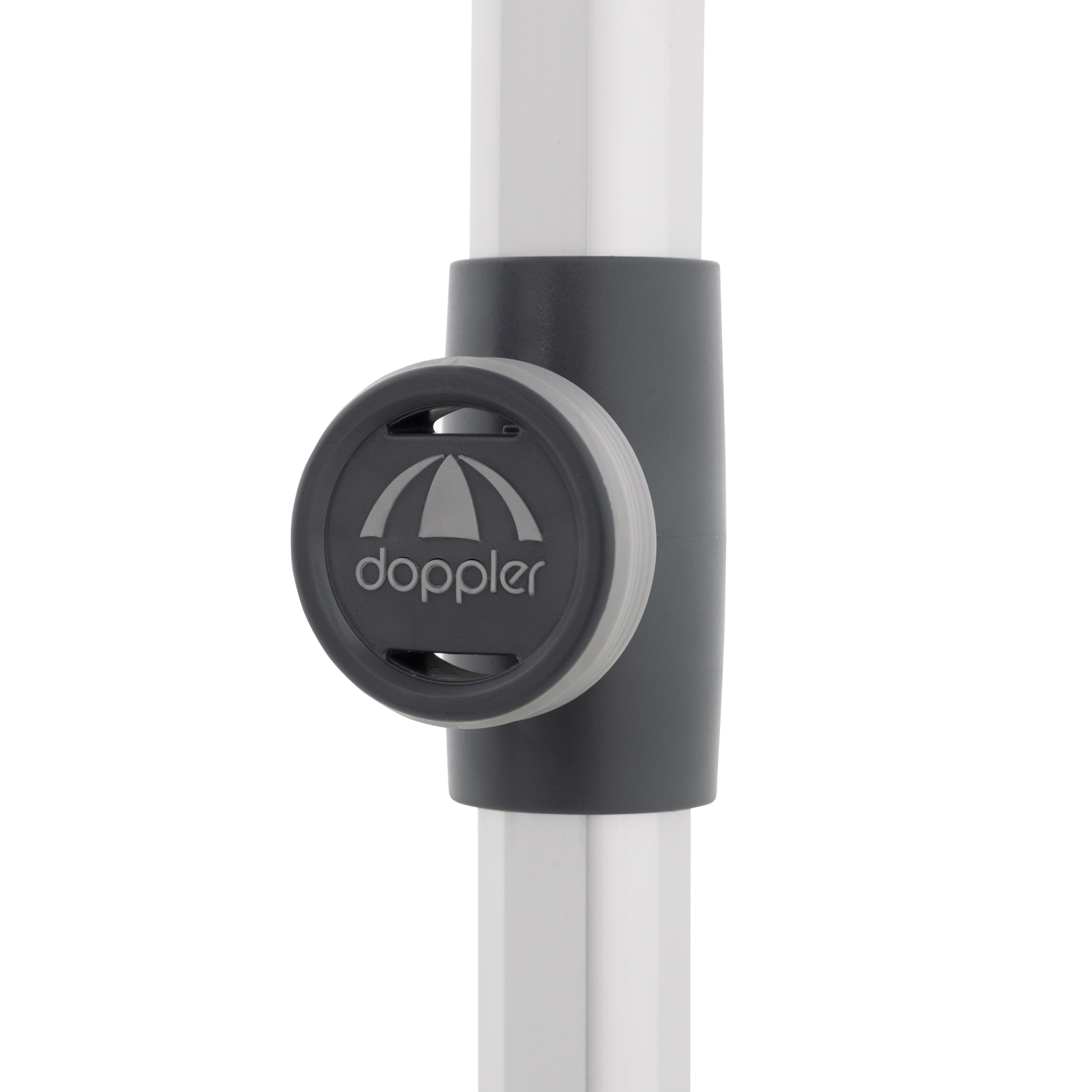 Slunečník s automatickým naklápěním Doppler EXPERT 220 x 140 cm, světle šedá DP437441827 (obrázek 7)