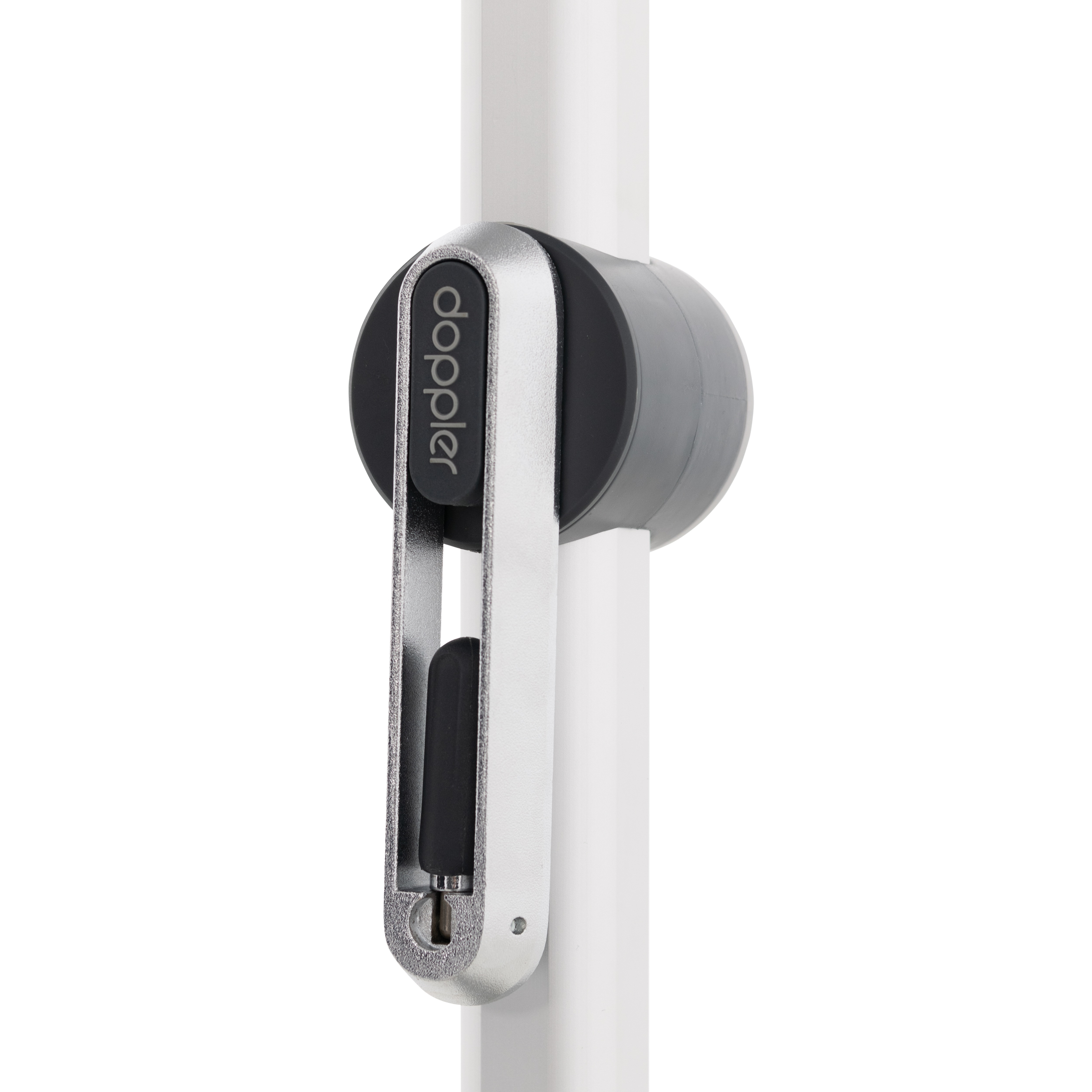 Slunečník s automatickým naklápěním Doppler EXPERT 220 x 140 cm, světle šedá DP437441827 (obrázek 10)