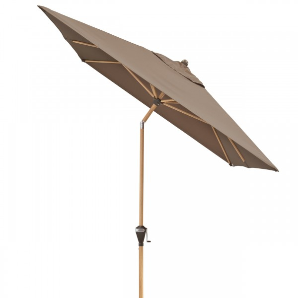 Slunečník s automatickým naklápěním s ULTRA UV ochranou Doppler ALU WOOD 210 x 140 cm, hnědá DP457317846 (obrázek 3)