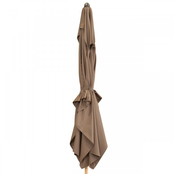 Slunečník s automatickým naklápěním s ULTRA UV ochranou Doppler ALU WOOD 210 x 140 cm, hnědá DP457317846 (obrázek 4)