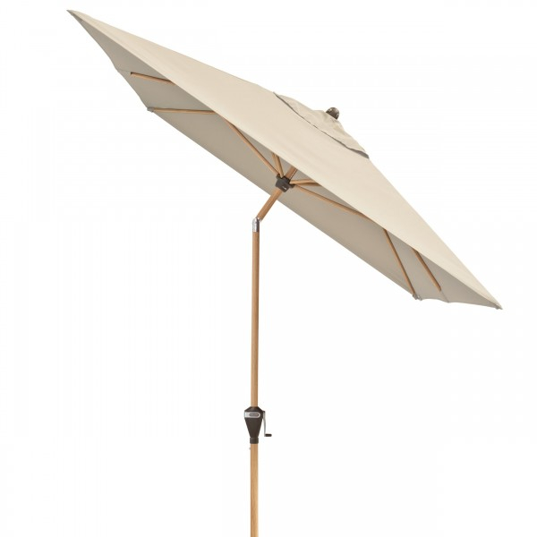 Slunečník s automatickým naklápěním s ULTRA UV ochranou Doppler ALU WOOD 210 x 140 cm, přírodní DP457317820