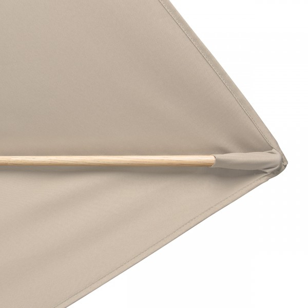 Slunečník s automatickým naklápěním s ULTRA UV ochranou Doppler ALU WOOD 210 x 140 cm, přírodní DP457317820