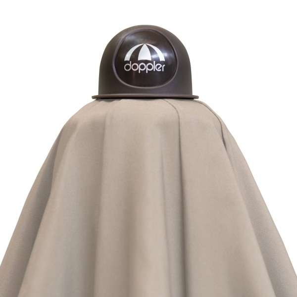 Slunečník s automatickým naklápěním s ULTRA UV ochranou Doppler ALU WOOD 210 x 140 cm, přírodní DP457317820