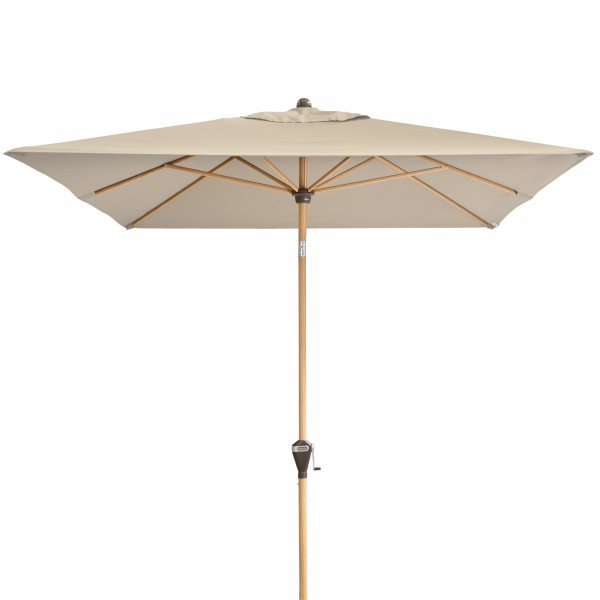 Slunečník s automatickým naklápěním s ULTRA UV ochranou Doppler ALU WOOD 3 x 2 m, přírodní DP461317820