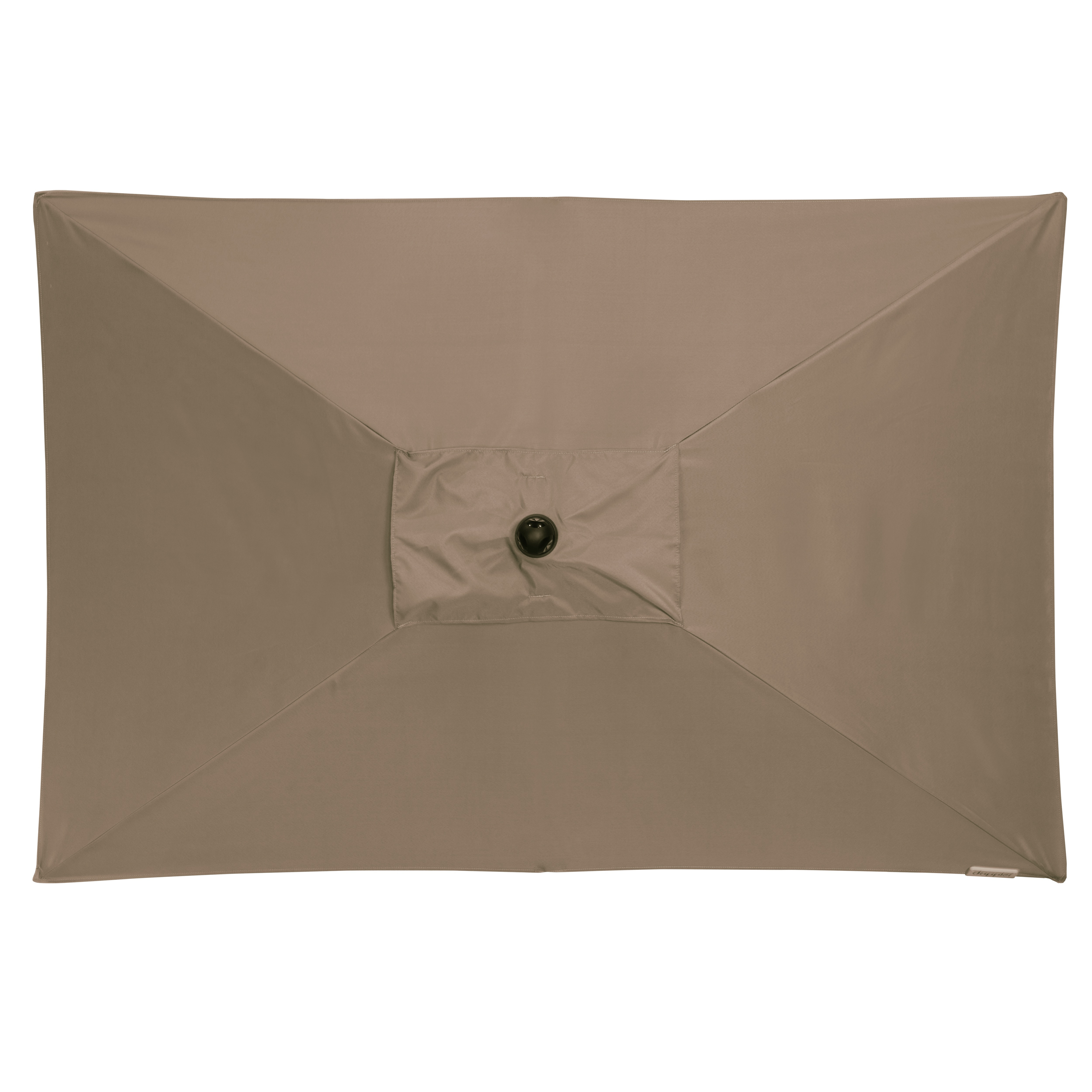 Slunečník s automatickým naklápěním klikou Doppler ACTIVE 210x140 cm, hnědá DP457460846