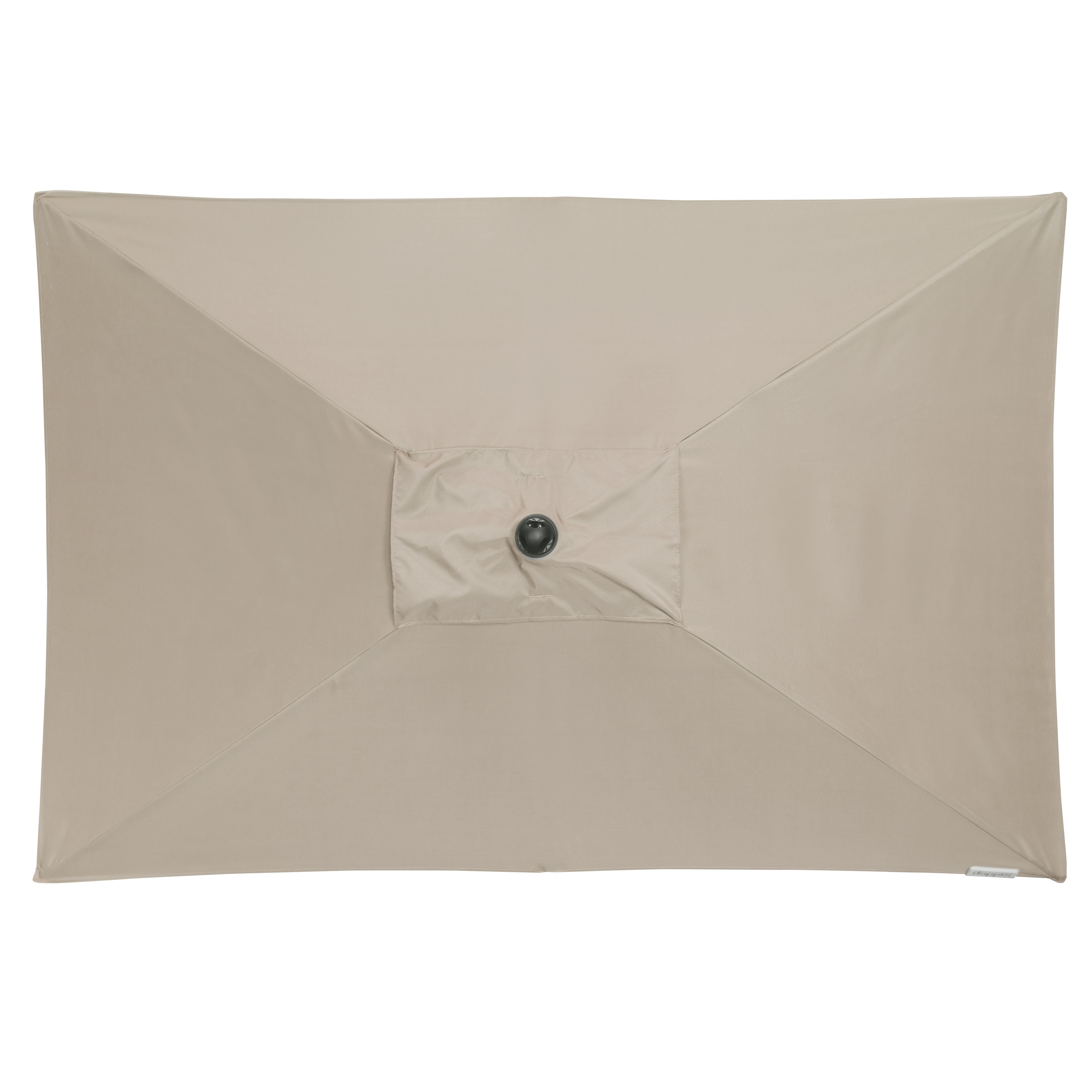 Slunečník s automatickým naklápěním klikou Doppler ACTIVE 210x140 cm, přírodní DP457460820