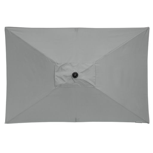 Slunečník s automatickým naklápěním klikou Doppler ACTIVE 210×140 cm, světle šedá DP457460827