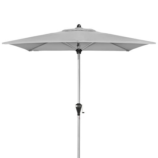 Slunečník s automatickým naklápěním klikou Doppler ACTIVE 210x140 cm, světle šedá DP457460827