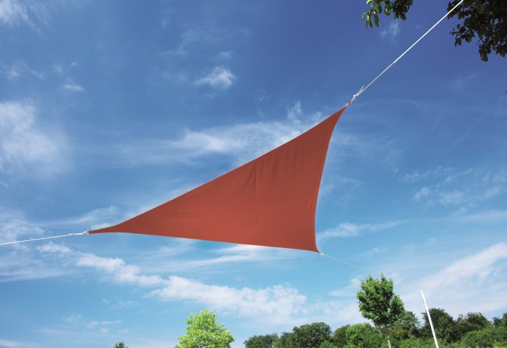 Sluneční clona ALUPRO 500 x 500 x 500 cm, terakota DP493408831