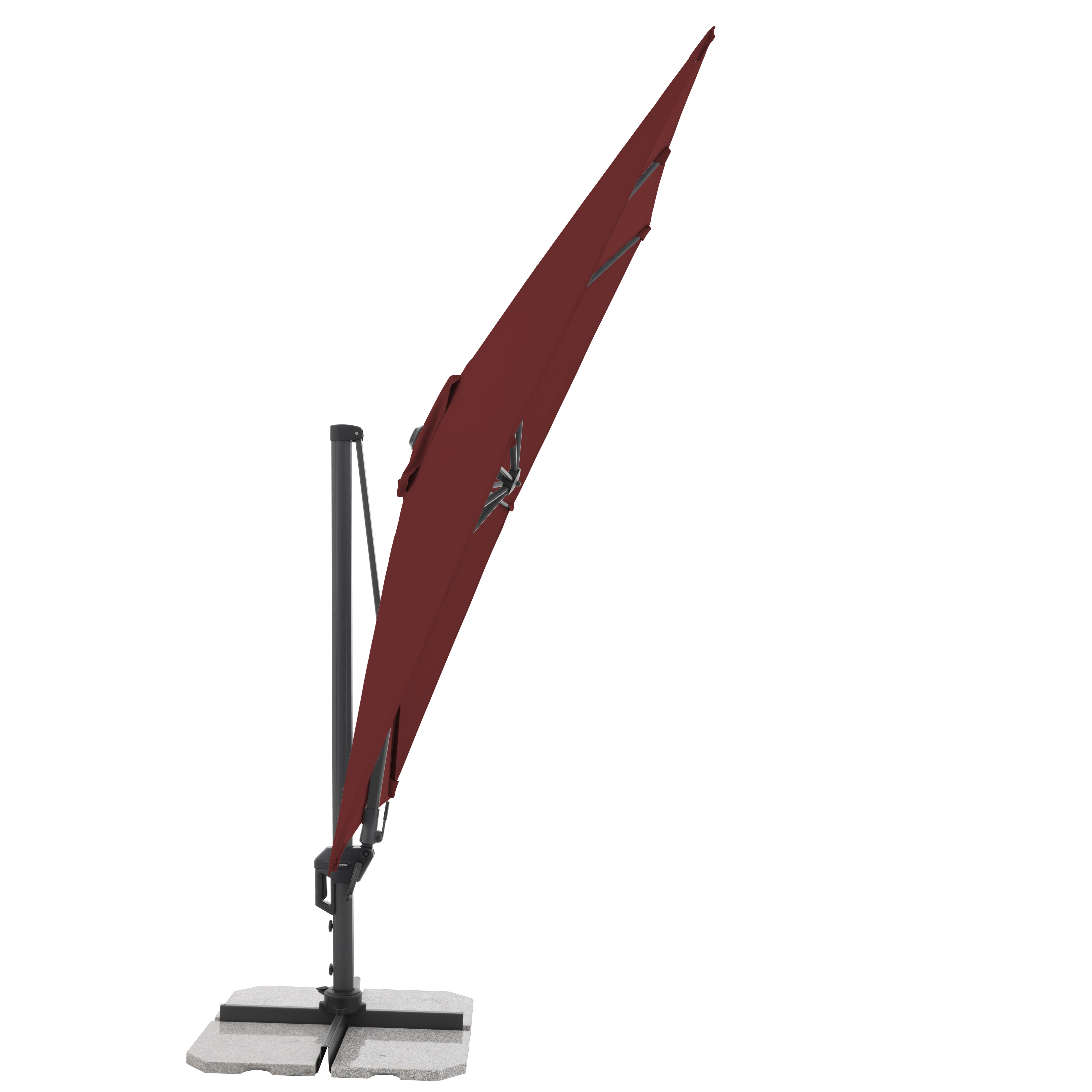 Moderní slunečník s boční nohou Doppler ACTIVE 310  x 210 cm, terakota DP474273833